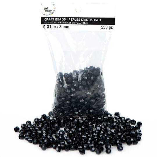 12 Pack: Faceted Acrylic Round Bead Value Pack, 8mm by Bead Landing™
